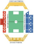 Схема стадиона Локомотив Саратов