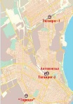 Карта города Таганрог