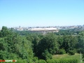 Вид на стадион Лужники с воробьевых гор