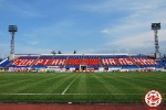 Центральная трибуна стадиона в Нальчике