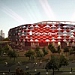  Стадион «Спартака» становится красно-белым