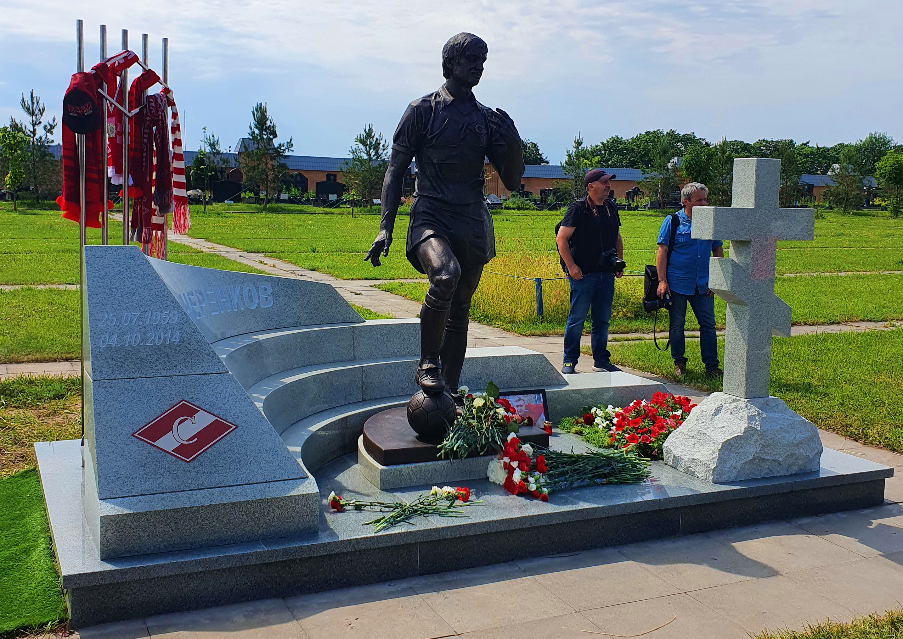 Открытие Памятника Федору Черенкову