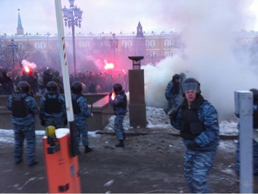 Драка на Манежной
