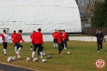 Тренировка Спартака перед матчем с Тереком