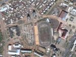 Вид из космоса - стадион Металлург Братск