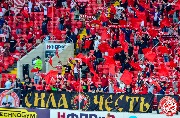 красно-белые фанаты на матче Спартак - Локомотив