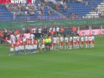 Сборная России и Польши на поле стадиона Локомотив