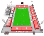 Схема стадиона Родина