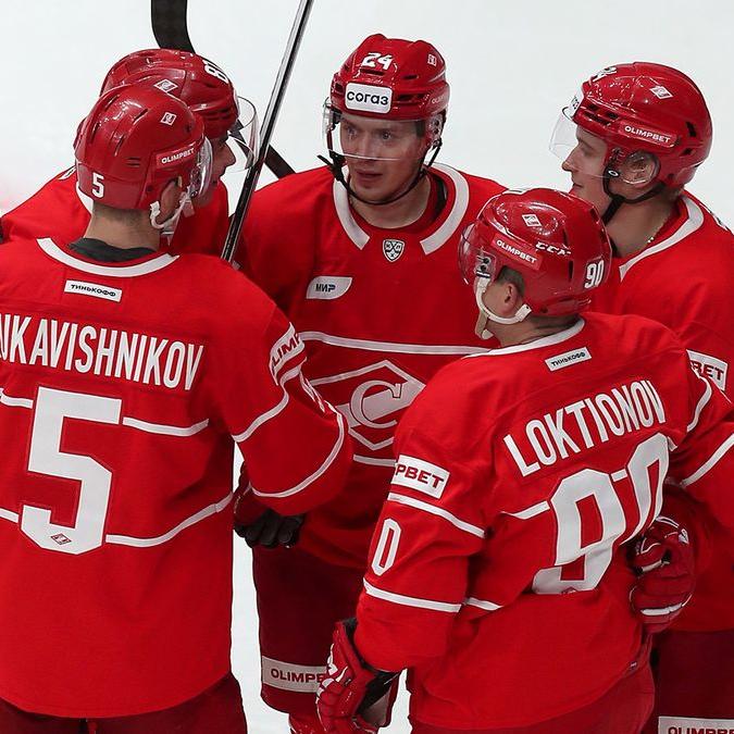 Шайба Ружички помогла «Спартаку» победить «Шанхай Дрэгонс» в матче КХЛ