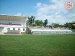 Трибуна стадиона в Берегово