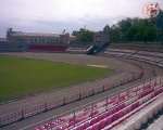 Трибуна за воротами стадиона "Металлург"