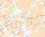 Стадион Металлург на карте города Самара