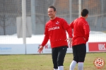 Тренировка Спартака перед матчем с Тереком
