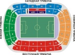 Схема стадиона Локомотив Москва