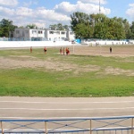 Поле стадиона Локомотив Батайск