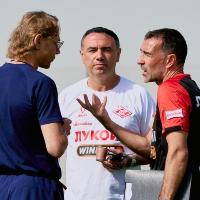Карпин посетил тренировку «Спартака»