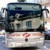 Спартаковский автобус забросали камнями