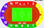 Схема стадиона "Петровский"