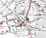 Карта зеленограда - проезд к стадиону