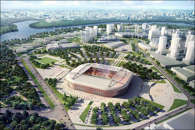 Стадиону «Спартака» не хватает тепла  