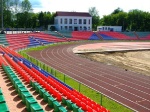 Трибуны стадиона Локомотив Дмитров