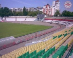 Вид с центральной трибуны стадиона "Металлург"